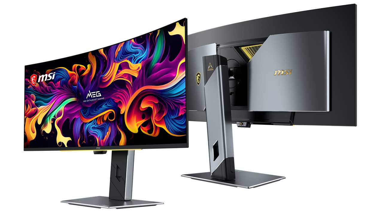 MSI、5層タンデム＆RGBストライプのQD-OLEDゲーミングモニタ